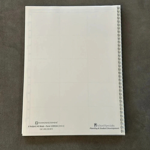 Hammond & Stephens teacher lesson plan book & student development 40 weeks 6 sub - Picture 2 of 6